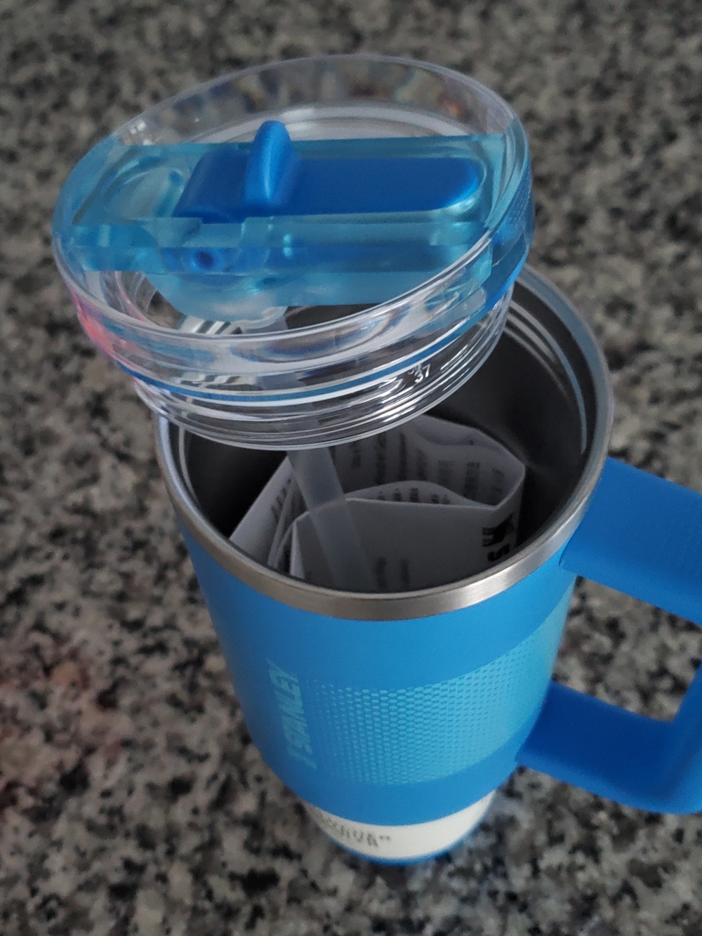 Stanley White Insulated Tumbler Base with Label